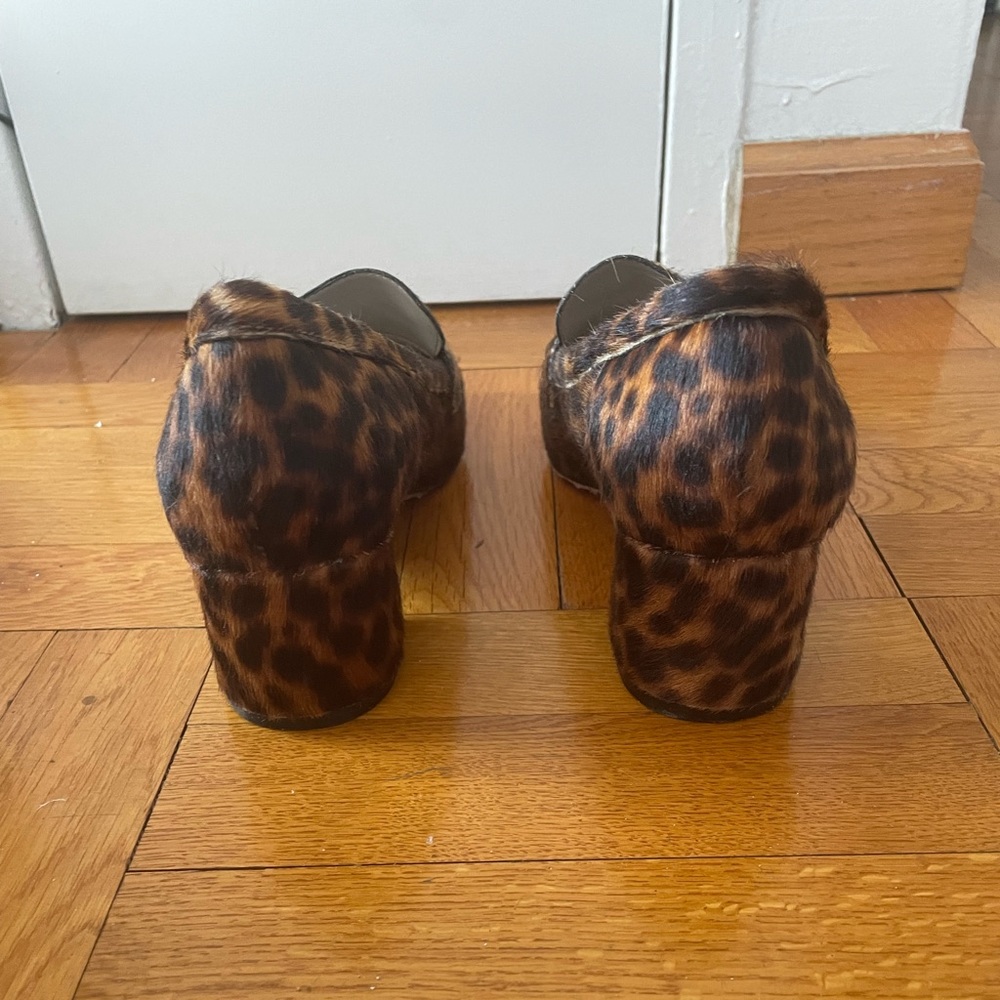 Boden Leopard Print Heels - Picture 2 of 6